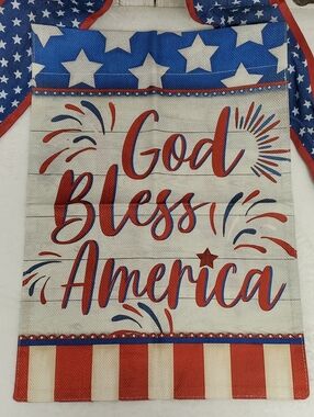 God Bless America 4th of July Flag Patriotic Flag House Yard Garden Flag NWT